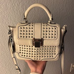 White Rebecca minkoff studded mini bag